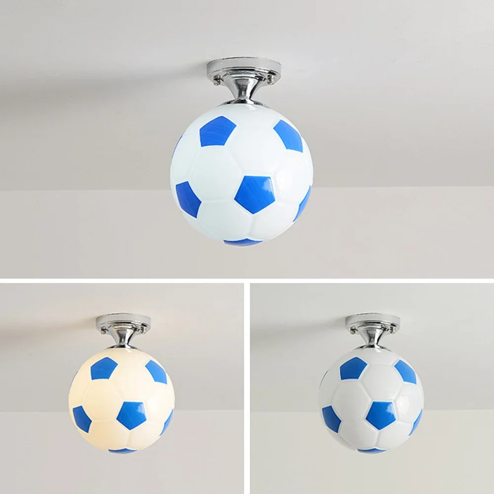 12W Баскетбольная /футбольная потолочная лампа для детской комнаты смешная лампа в форме мяча для освещения жилых помещений, пабов и гостиниц, декорирования, освещения D200мм.
