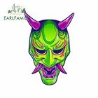 EARLFAMILY 13 см x 9 см для Hannya зеленый ужас наклейка для мотоциклетного шлема персональные герои мультфильмов автомобиль наклейки для сноуборда JDM Assessoires