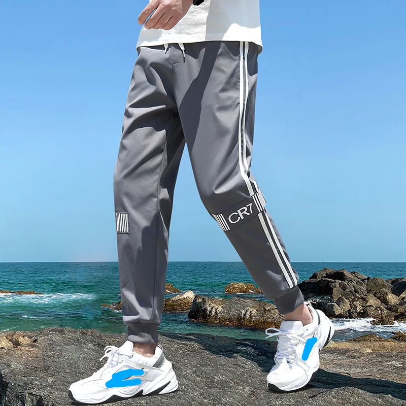 

Men's pants spring and summer loose trend casual pants student sports pants fashion overalls baggy pants punk pants men joggers