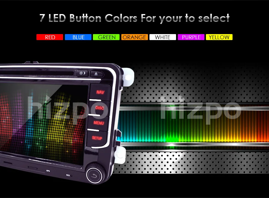 7 ''2 din Автомобильный Радио мультимедийный плеер gps для Volkswagen VW golf passat b6 Touran polo sedan Tiguan jetta DVD USB RDS DAB+ карты
