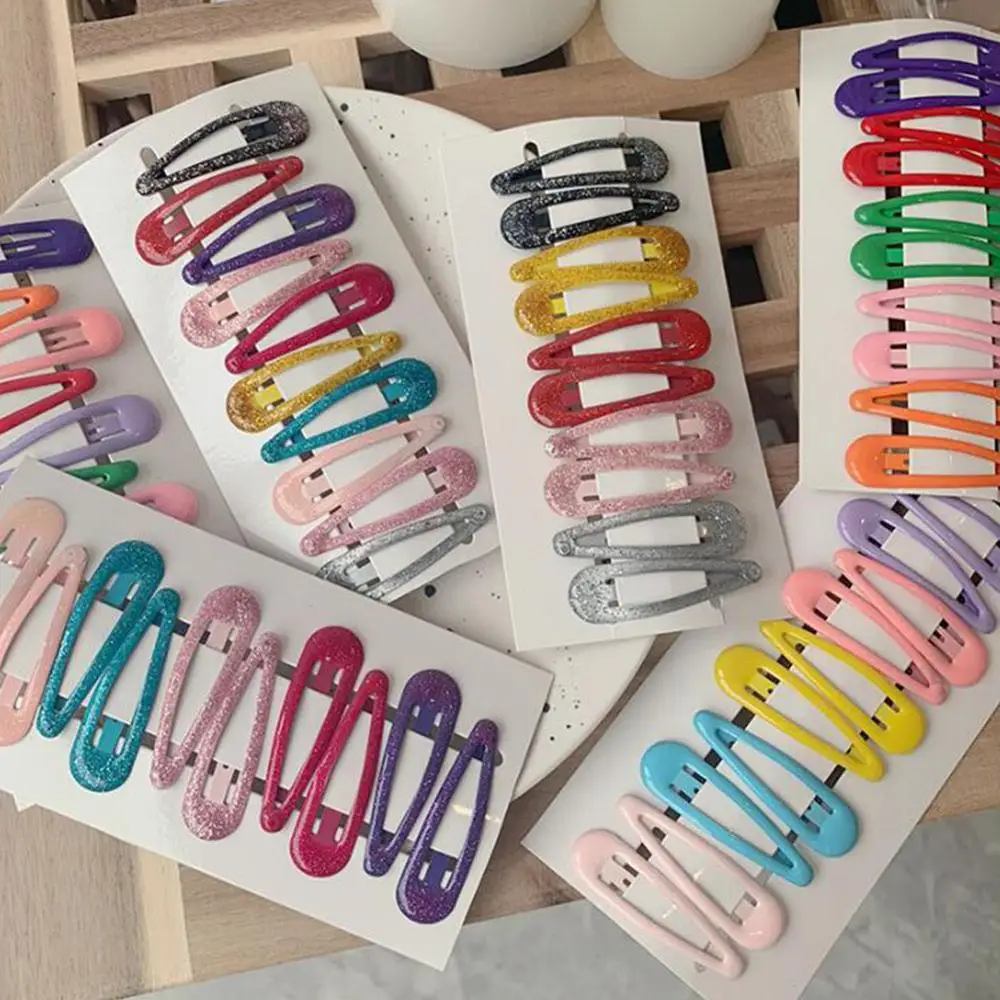 Милые детские заколки для волос аксессуары укладки шпильки девочек блестящие