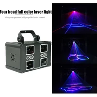 four layer double layer full color laser light stage night performance dj disco ball christmas show light bar wedding stage effe