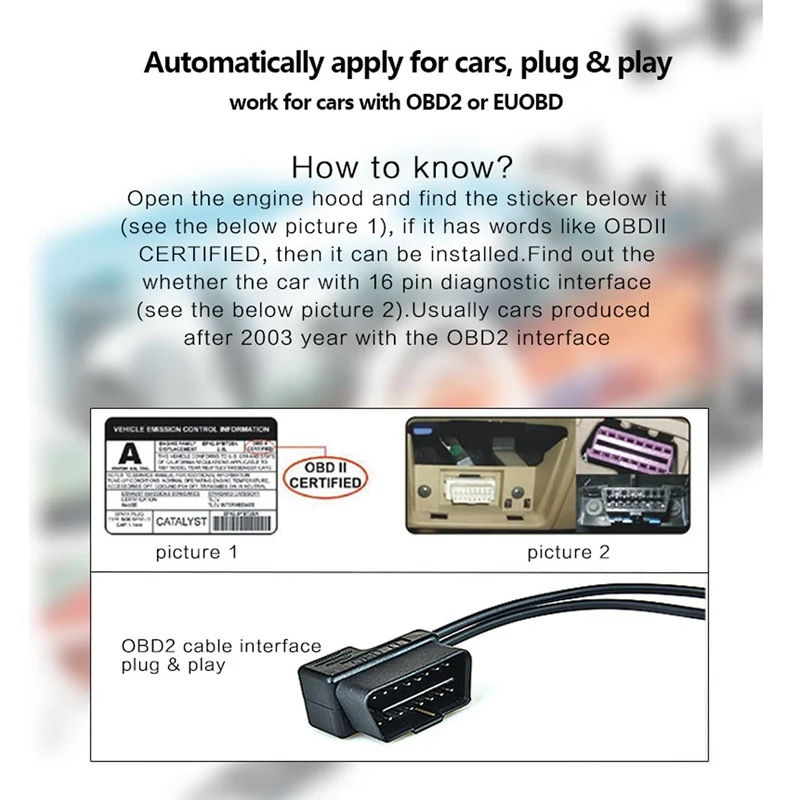 A8 5 дюймовый автомобильный дисплей на лобовое стекло HUD OBD II Предупреждение о