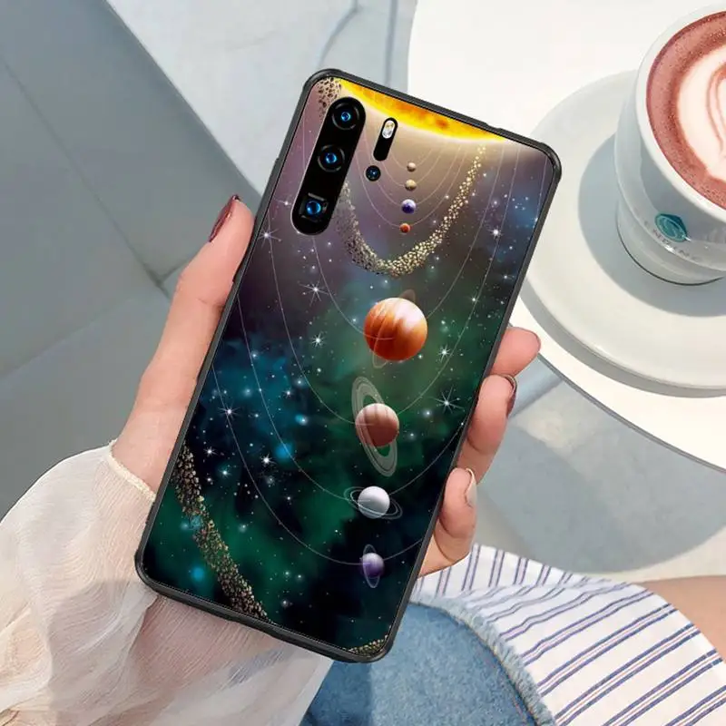 Чехол для телефона с изображением вселенной звездного неба галактики астронавта