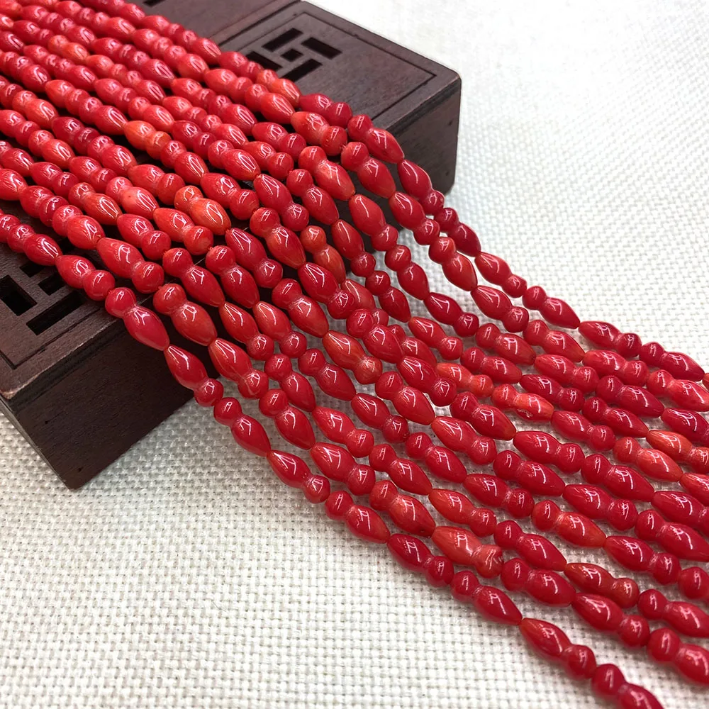 

Artificial Coral Bead Red Irregular Shape Vertical Hole Used To Make Women's Earrings DIY Jewelry Bracelet Necklace Accessories