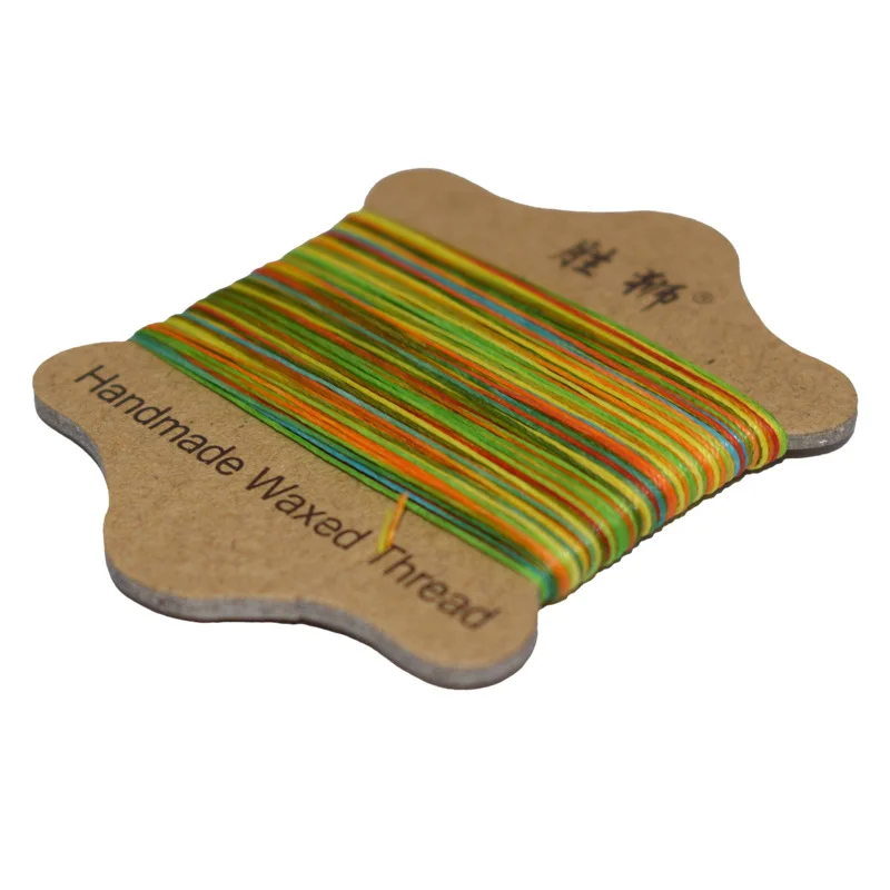 

Wholesale 20M 0.45mm 0.55mm0.65mm Colorful Waxed Beading Cord String DIY Handicraft Tool Hand Stitching Thread Waxed Sewing Line