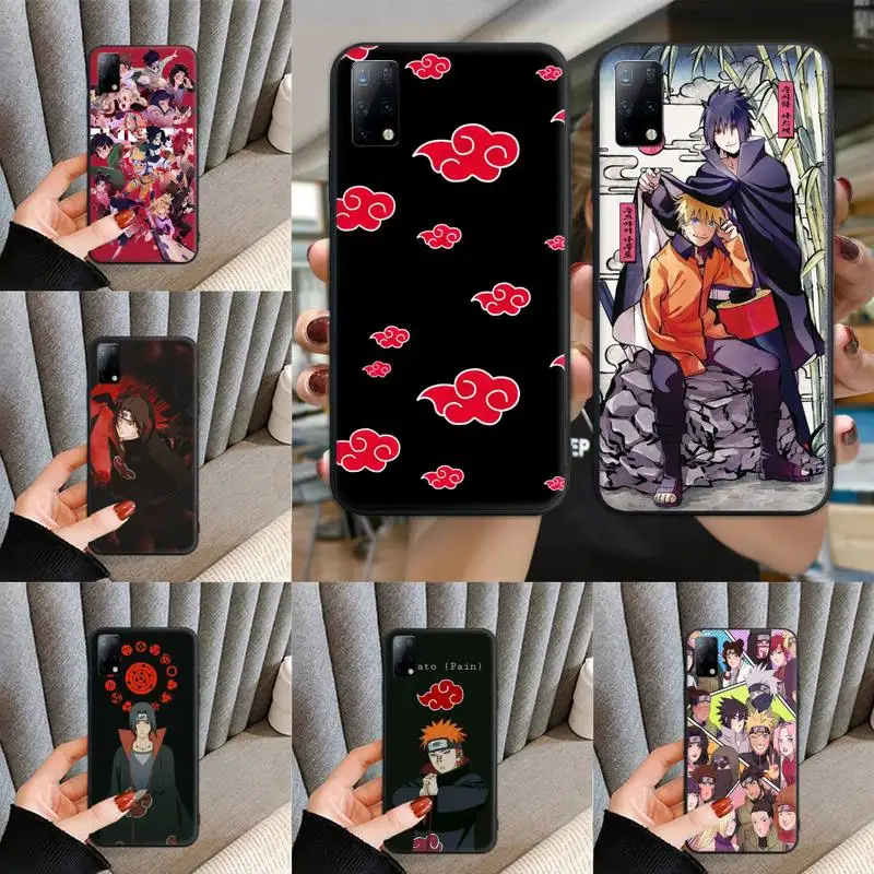 

anime Akatsuki Narutos Phone Case For Redmi 9a 8a 7a 6a K20 note10 note9 note8 note7 note6 pro soft Cover Fundas