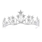 Звезда сформированную стразы короны свадебная корона диадемы свадебный головной убор для Свадебная церемония, вечеринка