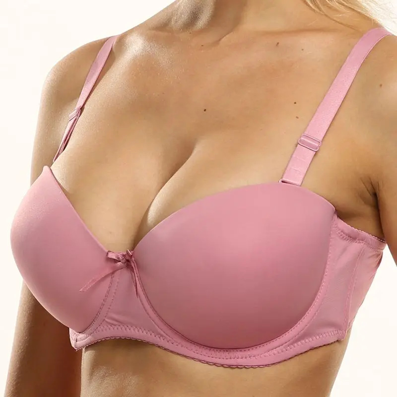 Beauwear сексуальный сплошной цвет половина бюстгальтер с мягкой чашечкой для женщин нижнее белье без косточек удобное нижнее белье 6 цветное белье Топ