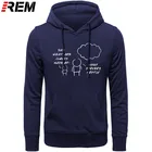 Серверы REM Linux в основном облачные мужские хлопковые с длинным рукавом компьютерный программатор забавные мужские толстовки, свитшоты