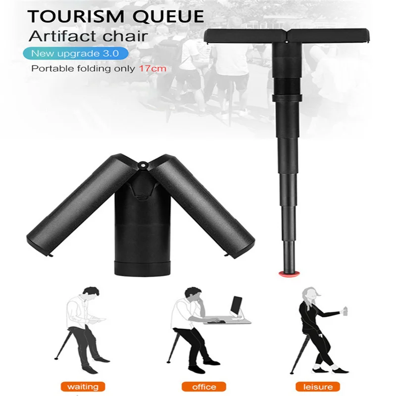 

Foldable Retractable Stool Outdoor Leisure Telescopic Stool Height Adjustable Retractable Stool For Camping Hiking Fishing Seat