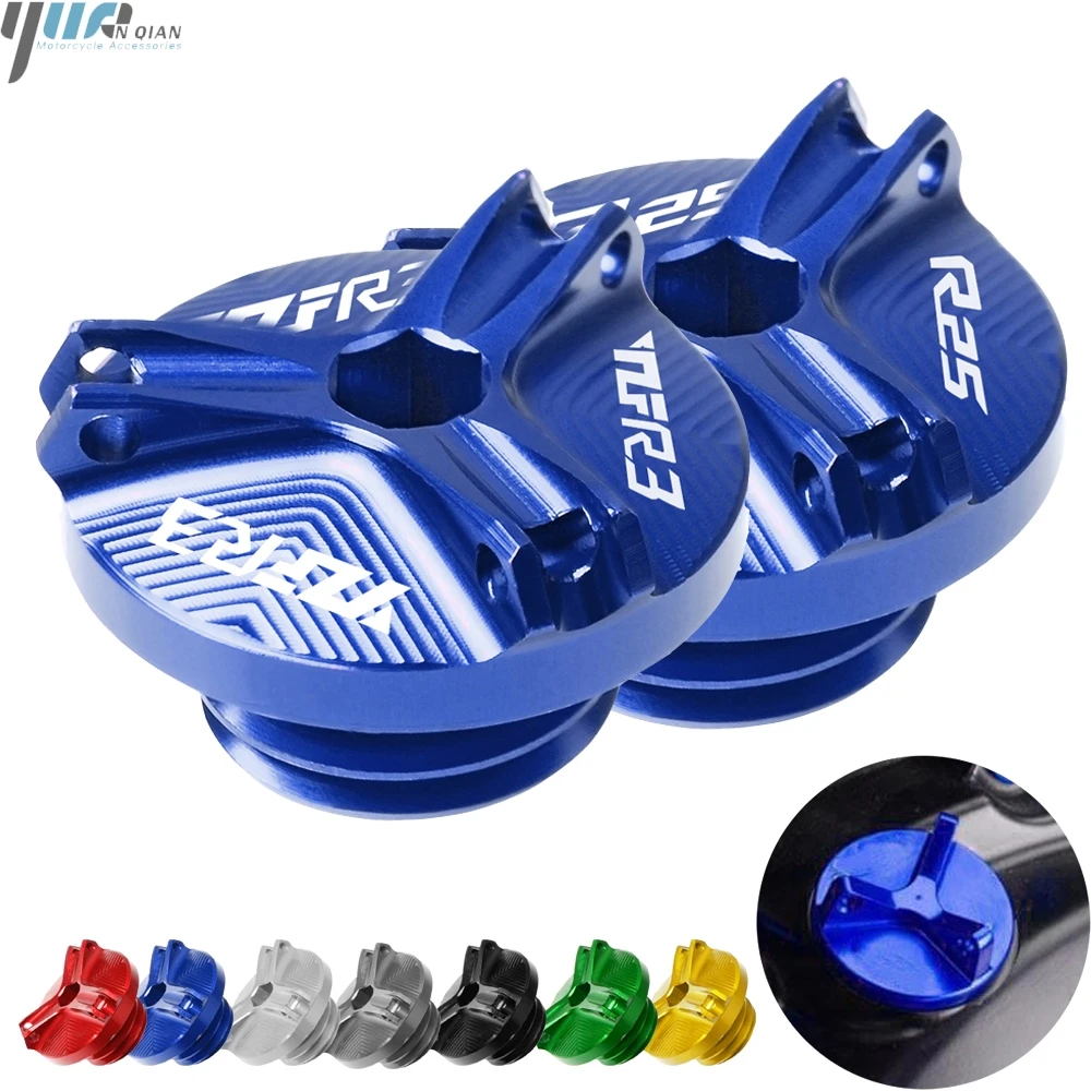 

For Yamaha YZF-R3 R25 YZFR3 YZFR25 YZF R3 R25 2015-2019 2018 2017 2016 Motorcycle Accessories Engine Oil Tank Cap Oil Filler Cup