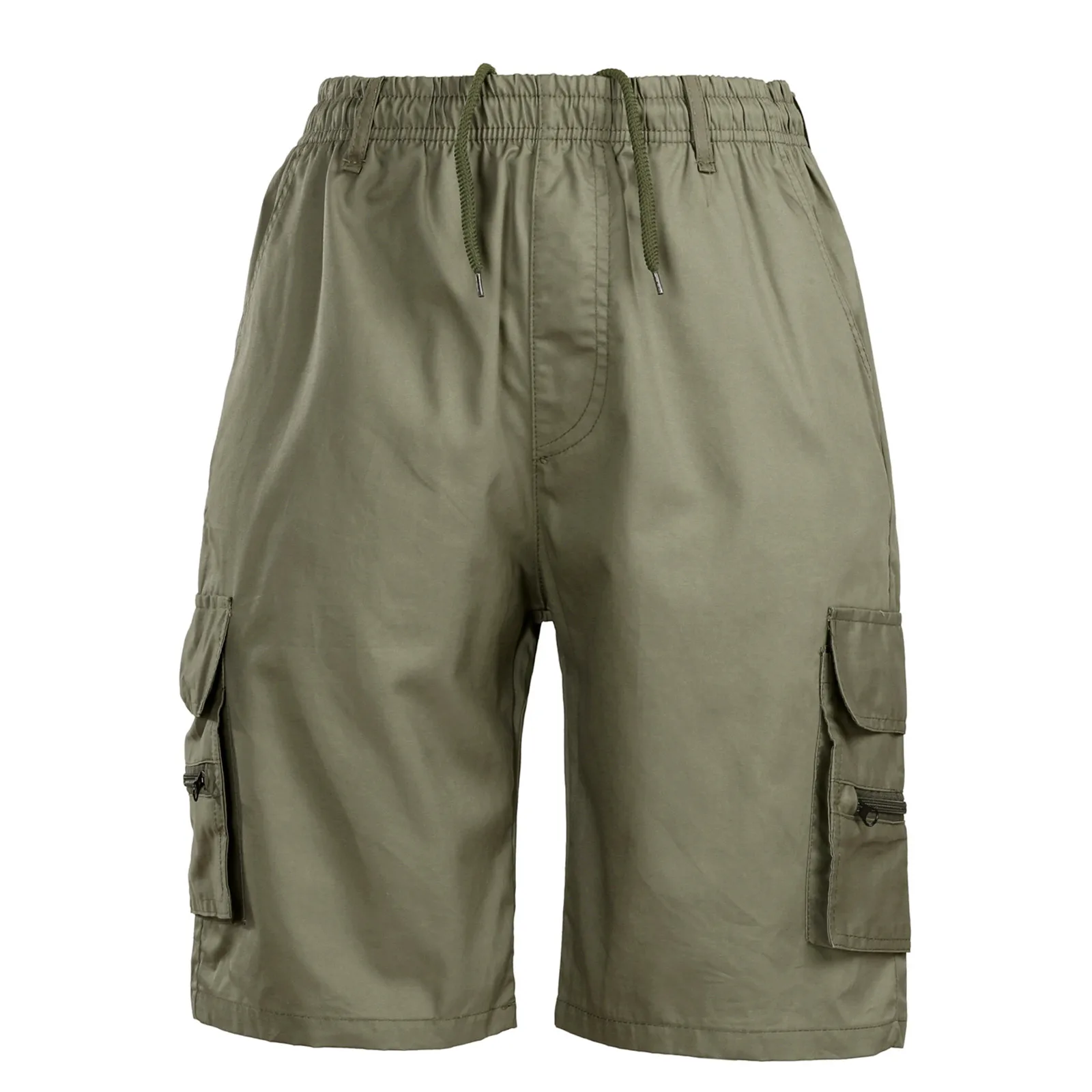 

Men Classic Tactical Shorts Multi-pocket Drawstring Short Pants Outdoor Hunting Fishing Military Cargo Shorts