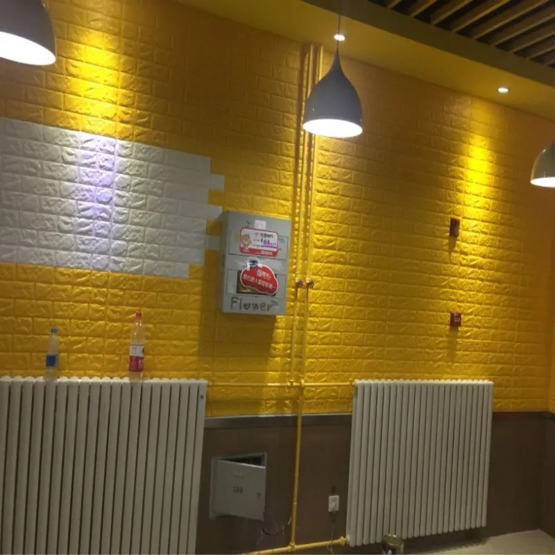 70X38.5CM DIY самоклеющиеся 3D настенные стикеры s декор для спальни пенопластовый