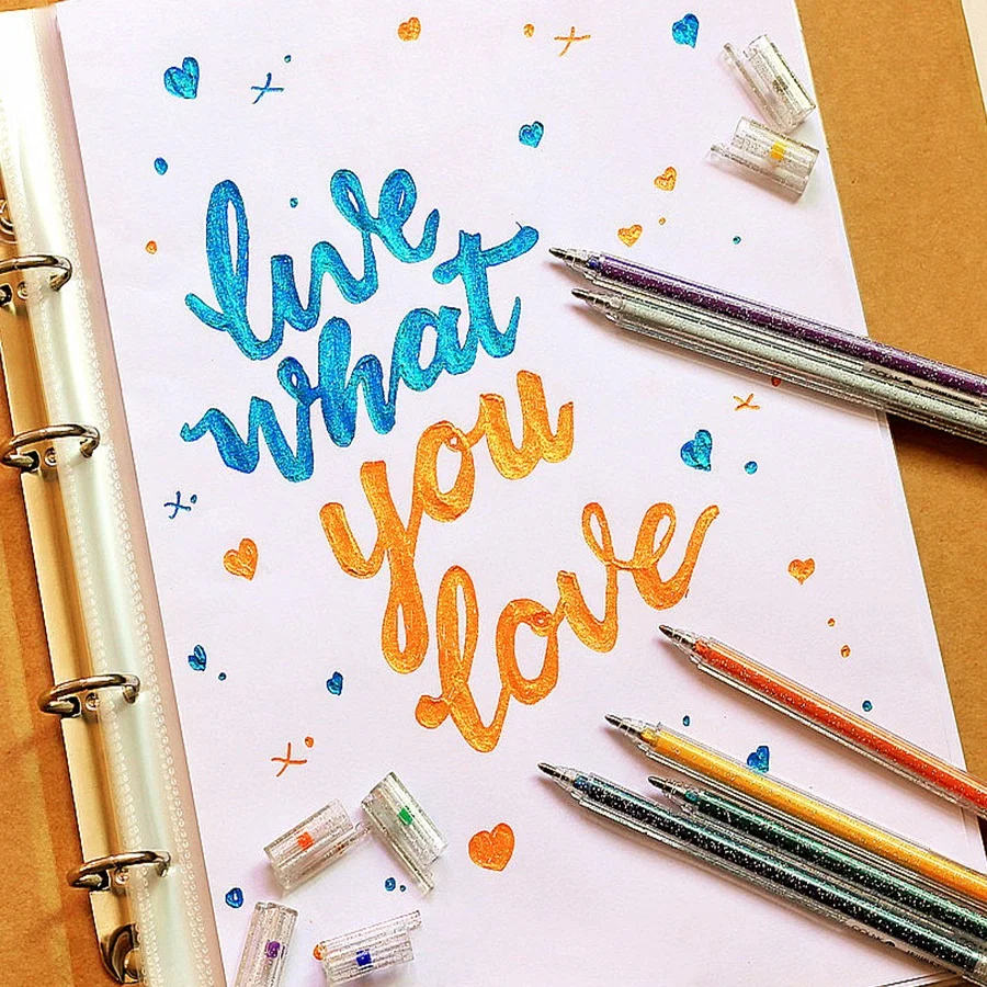 Набор маркеров для фотоальбома 8 цветов F596 | Канцтовары офиса и дома