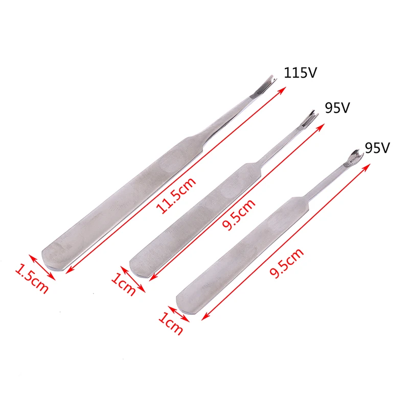 

3Pcs DIY Hand Stitching U+V Shaped Groover Skiving Edge Beveler Tool Kit Leather Craft Making kit