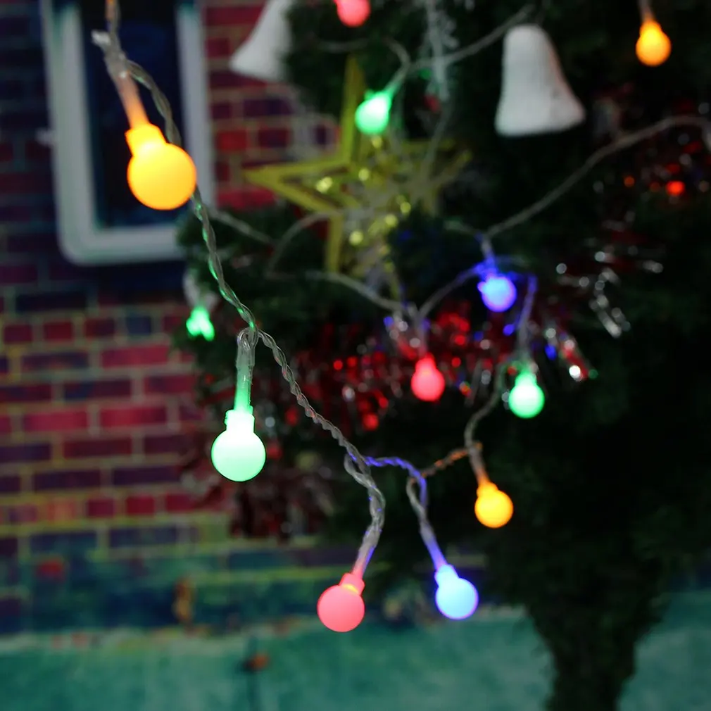 

2M 20 Led Cherry Balls Fairy String Decorative Light Battery Operated Wedding Party Christmas Garland Decoration Light