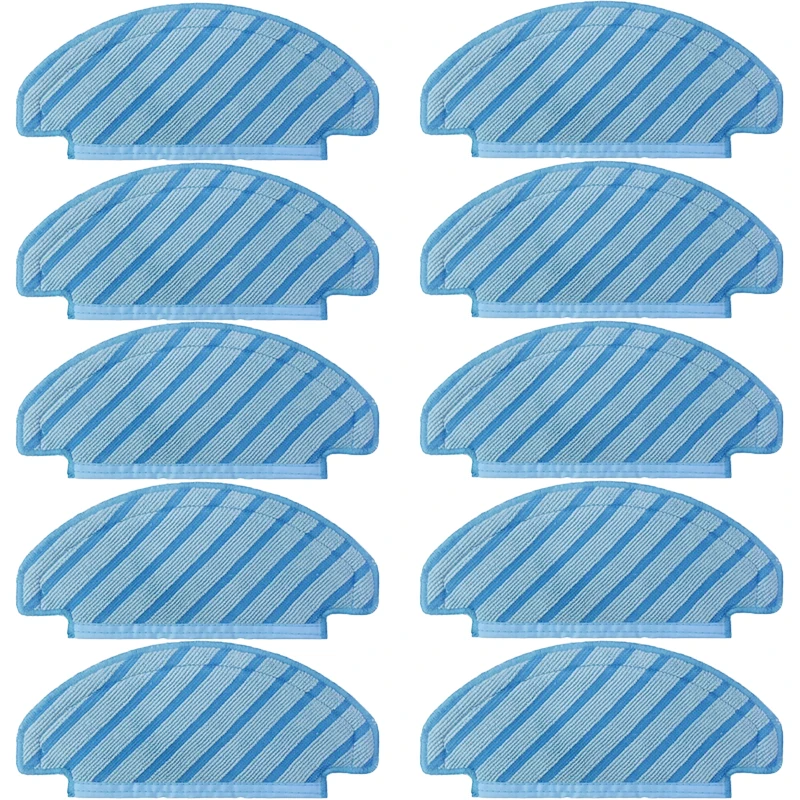 Washable Mop Cloths For ECOVACS DEEBOT OZMO T8 Max T8 AIVI T9 MAX T9 AIVI Robot Vacuum Cleaner Mop Pads Mop Rags Spare Parts replacement for ecovacs deebot ozmo t8 t8 aivi t9 aivi n8 pro robot vacuum cleaner parts dust bag accessories