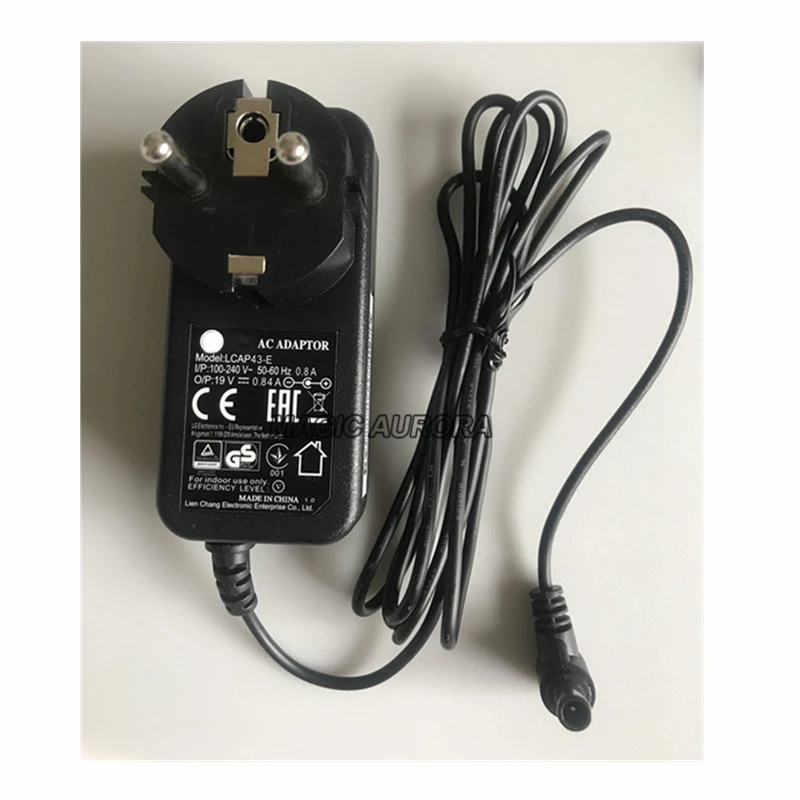 Оригинальное зарядное устройство EU 19V 0.84A 16W для LG LCAP34-E EAY63032003 EAY63032011 19M38D 19M38A 22MK430H
