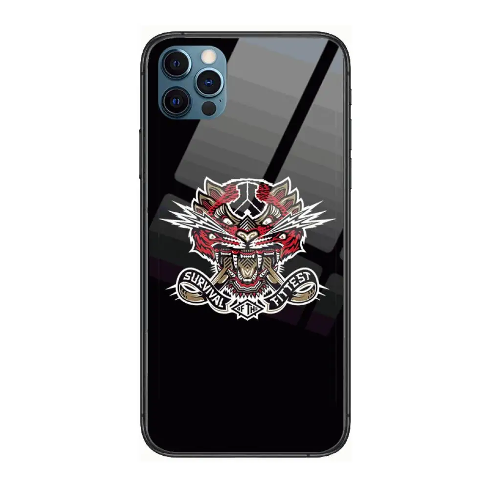 

Defqon 1 Music Festival Style Phone Case cover For iphone 12 pro max 11 8 7 6 s XR PLUS X XS SE 2020 mini black cell shell