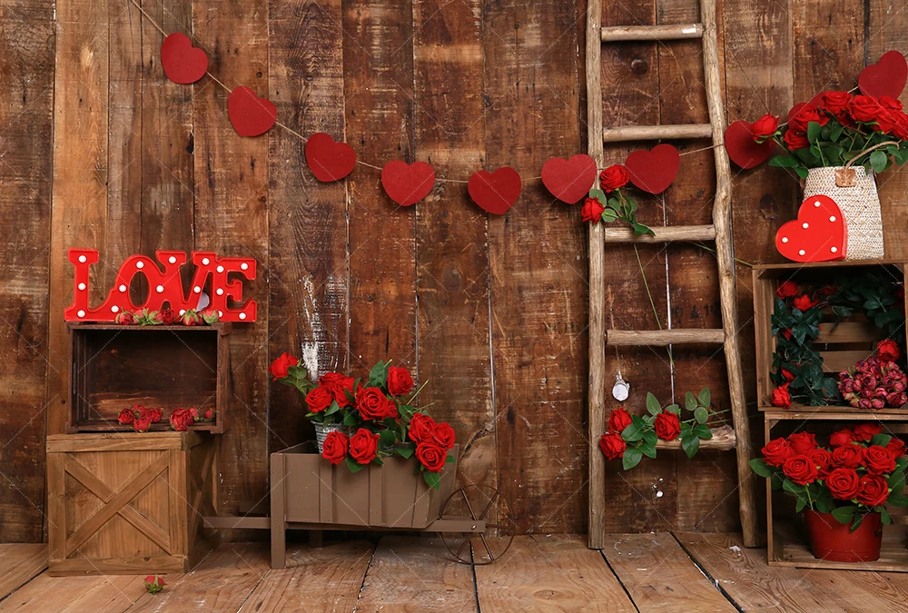 

Фон для фотосъемки 14 февраля ко Дню Святого Валентина детский день рождения торт крутой Декор любовь розы студийный фон реквизит для фотосъемки