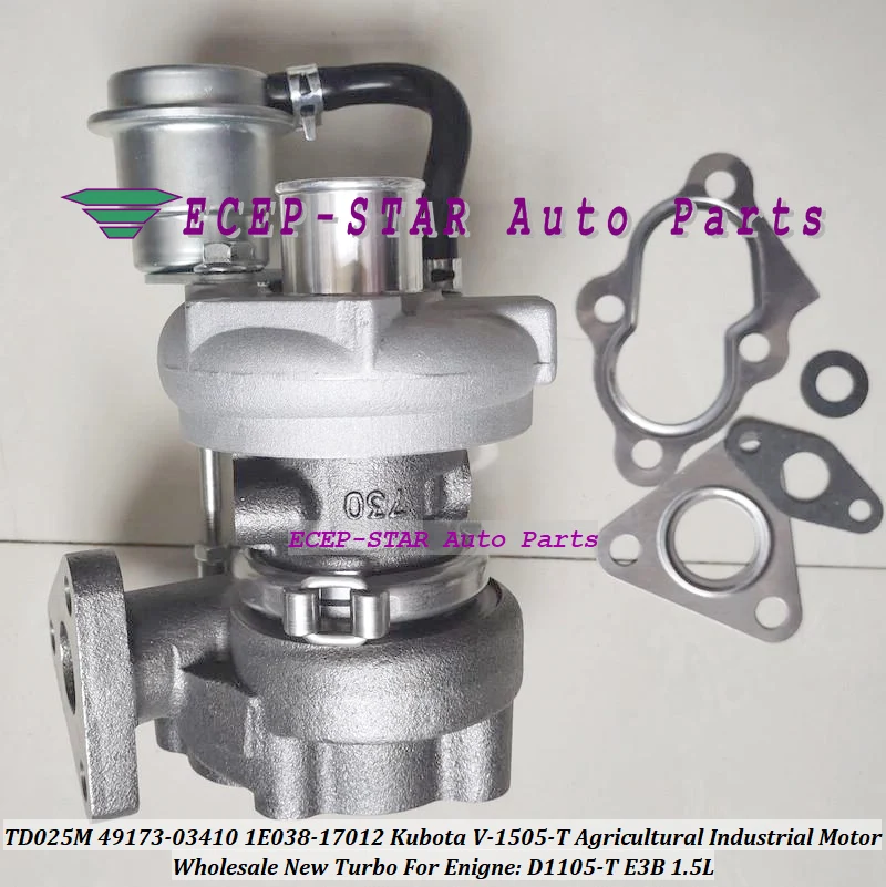 bbb Turbo TD025M 49173-03410 49173-03440 Для Kubota V-1505-T Сельскохозяйственный промышленный двигатель