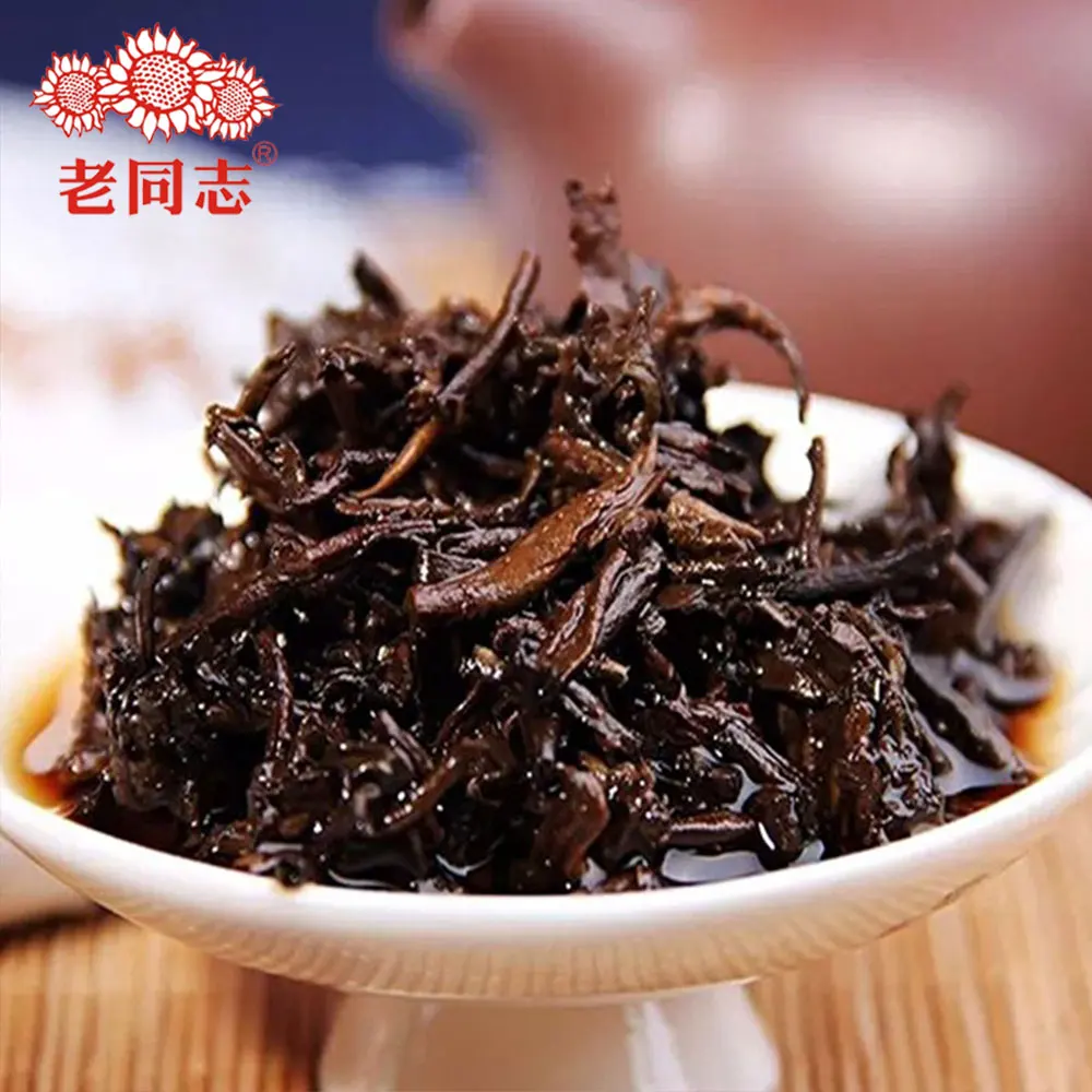 Чай Haiwan 2017 Pu erh старый Comrade Lao Tong Zhi &quotGongbing&quot партия тортов 171 спелый Pu'er Cake 400 г| |