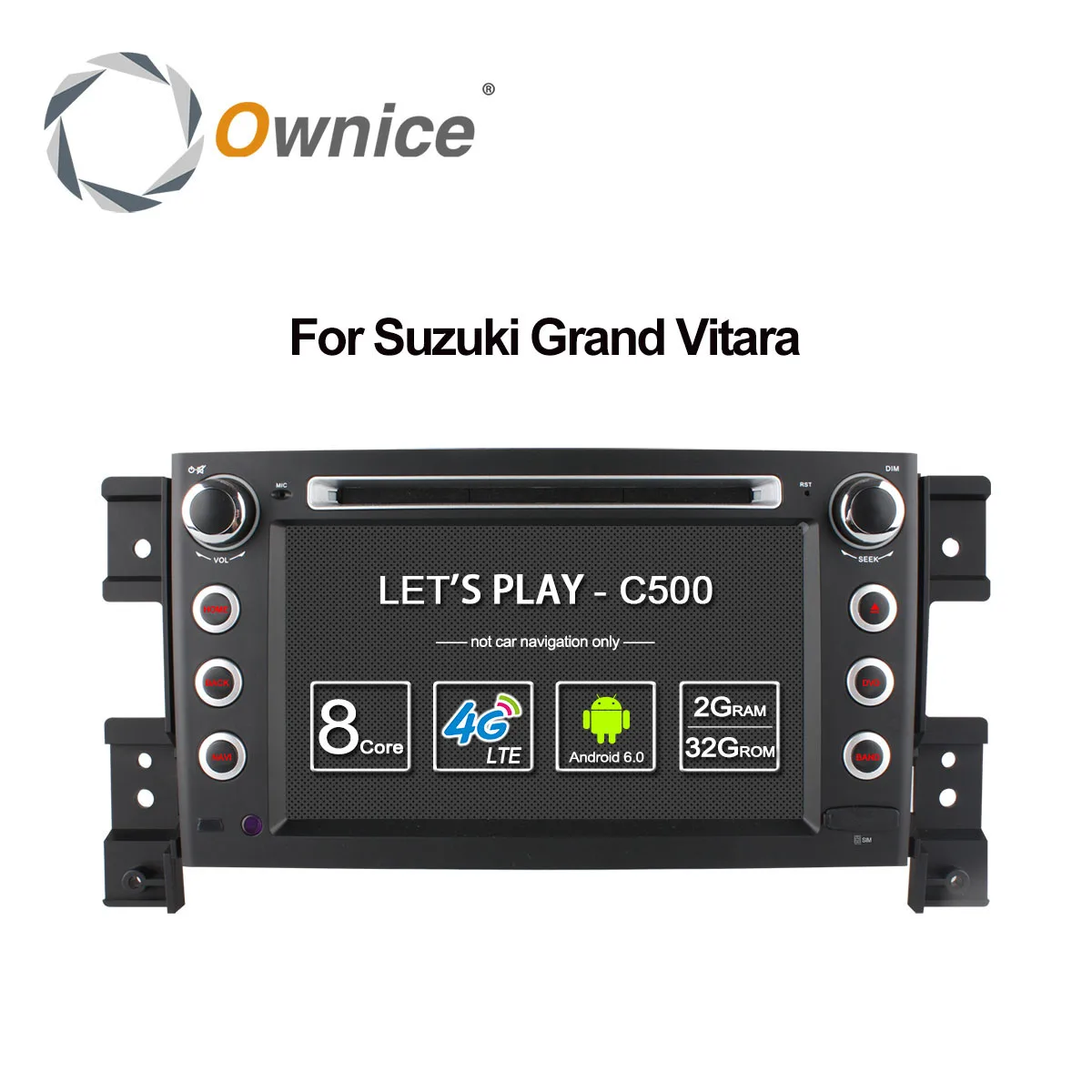 Автомобильный DVD плеер 4G SIM LTE 1024*600 Octa 8 Core Android 6 0 для SUZUKI GRAND VITARA 2005 2015 навигация GPS