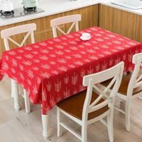arrow tablecloth retro vintage red geometric dining room kitchen rectangular table cover home fabric table cloth picnic mat new