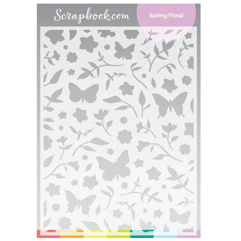 

2021 New Spring Floral Layered Set Stencil Handmade Diy Hot Sale Painting Scrapbook Coloring Embossed Photo Album Decoration