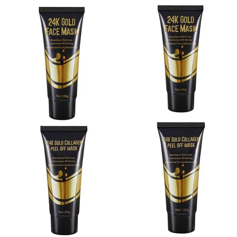 24 K Золотая коллагеновая Отшелушивающая Маска Анти Старение Отбеливание
