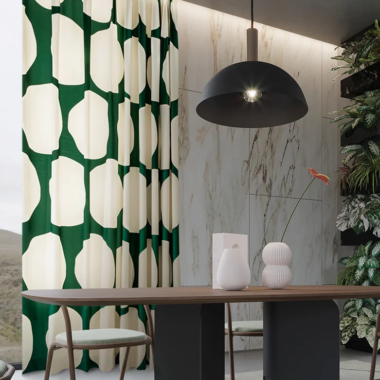 

2022 New Modern Light Luxury New Shading and Thermal Insulation Cotton and Linen Curtains for Living Dining Room Bedroom