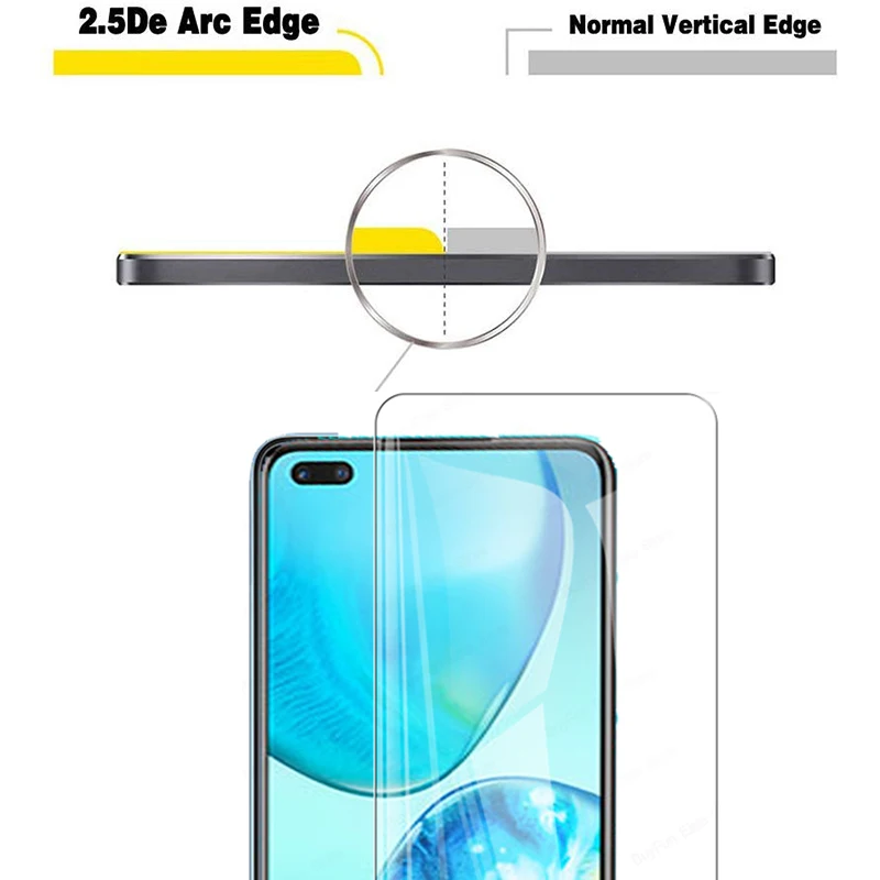 6 в 1 закаленное стекло для Infinix Note 8 защита экрана полное покрытие пленка