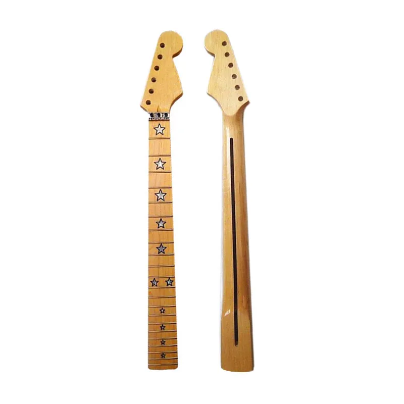 Disado 22 Frets Inlay Star Maple Electric Guitar Neck Guitar Accessories Parts Musical Instruments Can Be Customized