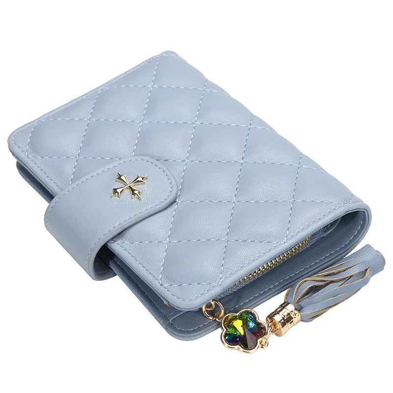 

Women PU Leather Short Wallets Female Coin Purses Clutch Students' Wallets Card Holder 9Z