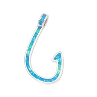 cinily created blue fire opal silver plated wholesale for women fashion jewelry necklace pendant 1 od7014
