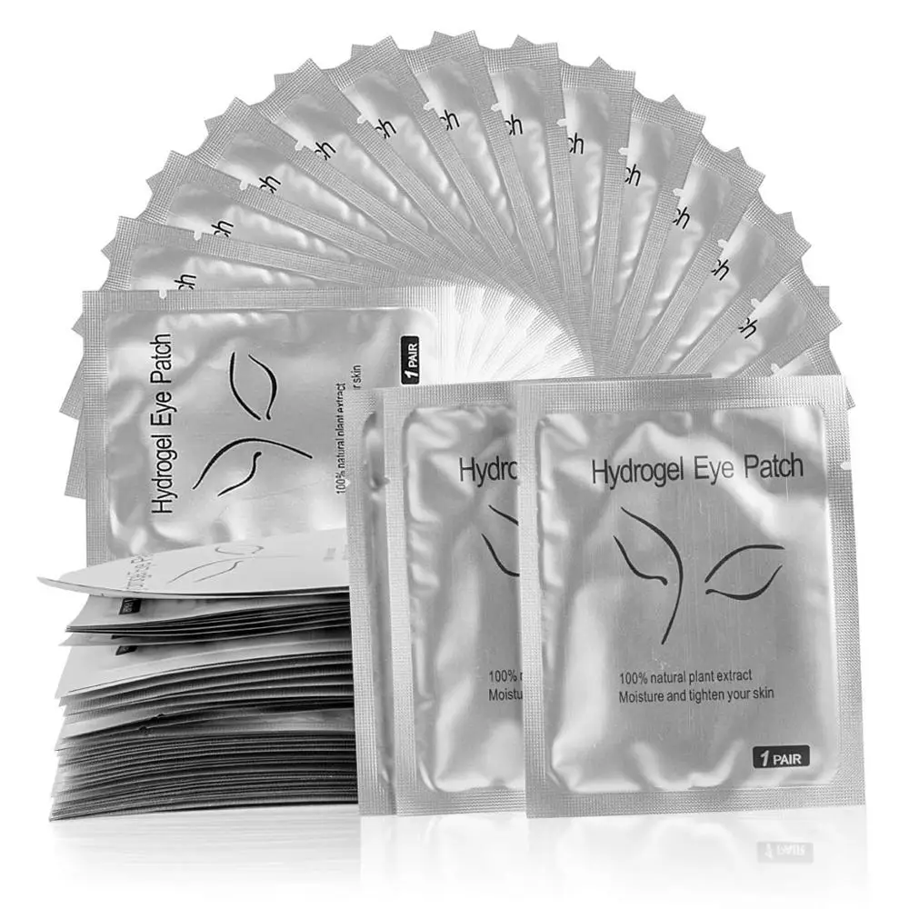 Патчи для наращивания ресниц без ворса 20/50/100 принадлежности инструменты