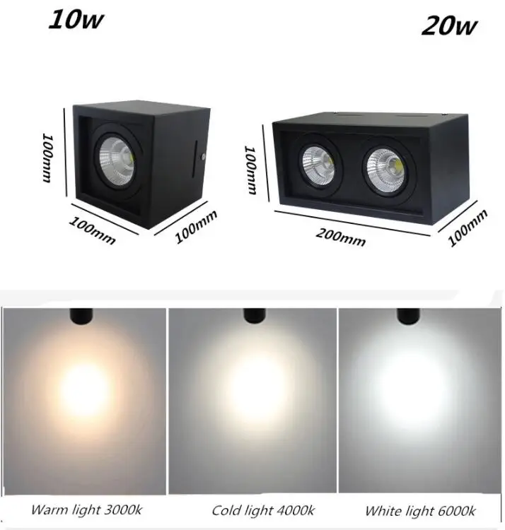 1 шт. черный корпус Высокое качество поверхностного монтажа регулировки
