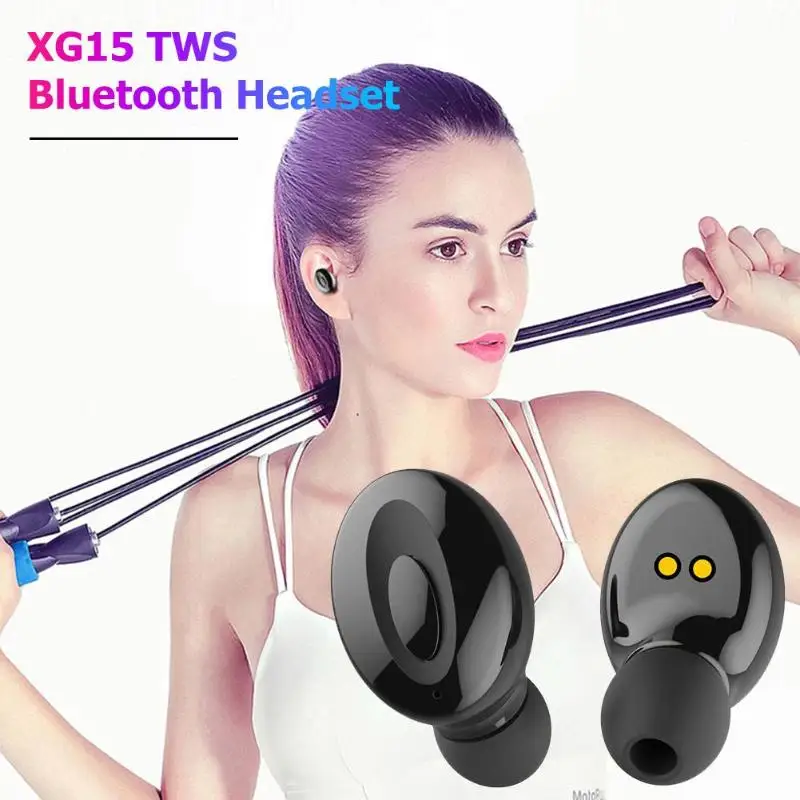 XG15 TWS Bluetooth-гарнитура HD Стерео шумоподавление Игровая гарнитура fone de ouvido