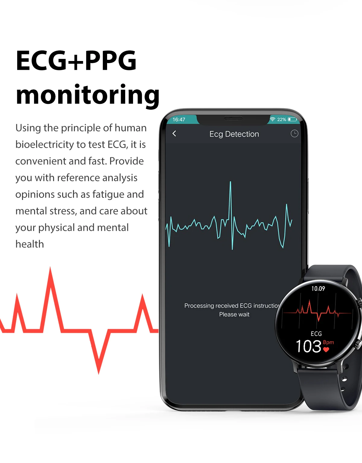 Смарт часы с Bluetooth и вызовом водонепроницаемые IP68 ECG PPG сердечный ритм для мужчин