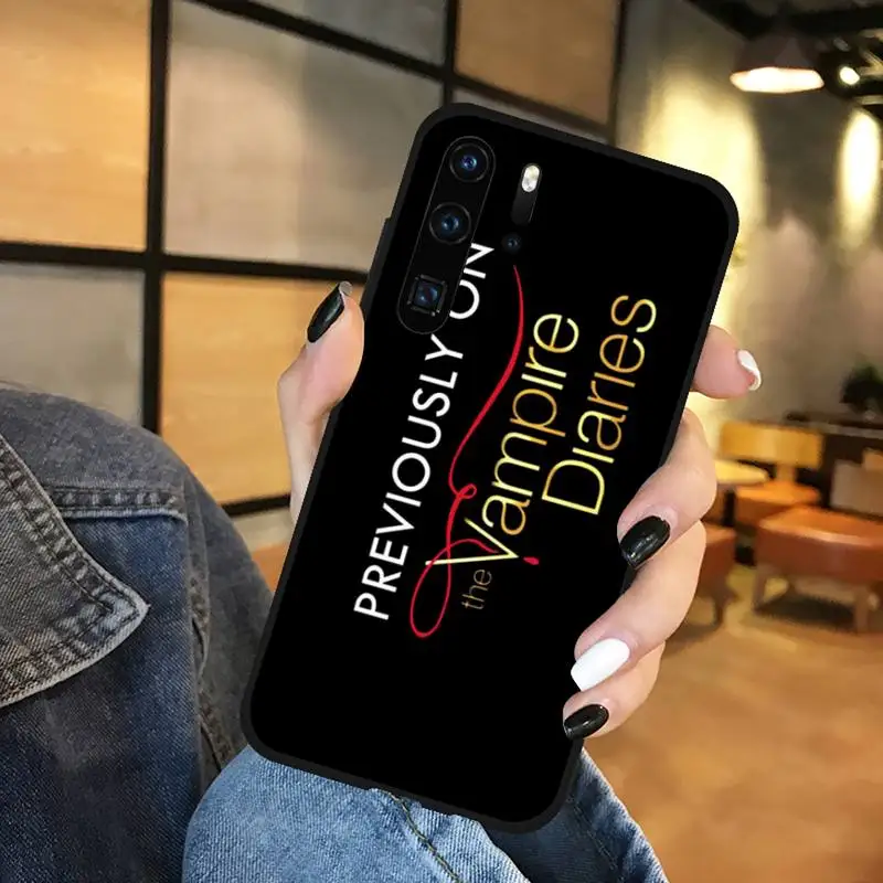 

The Vampire Diaries Stefan Damon Salvatore Phone Cases Funda For Huawei P9 P10 P20 P30 Lite 2016 2017 2019 plus pro P smart