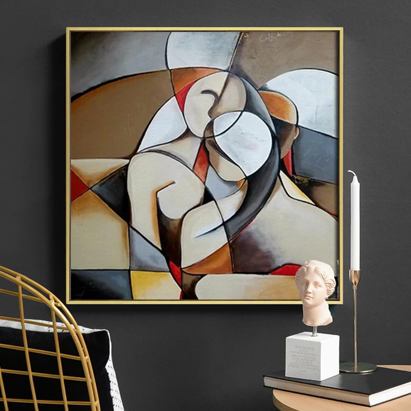 

Modern Abstract Famous Dreaming Woman By Picasso Canvas Painting Posters and Print Wall Art Picture for Living Room Cuadros