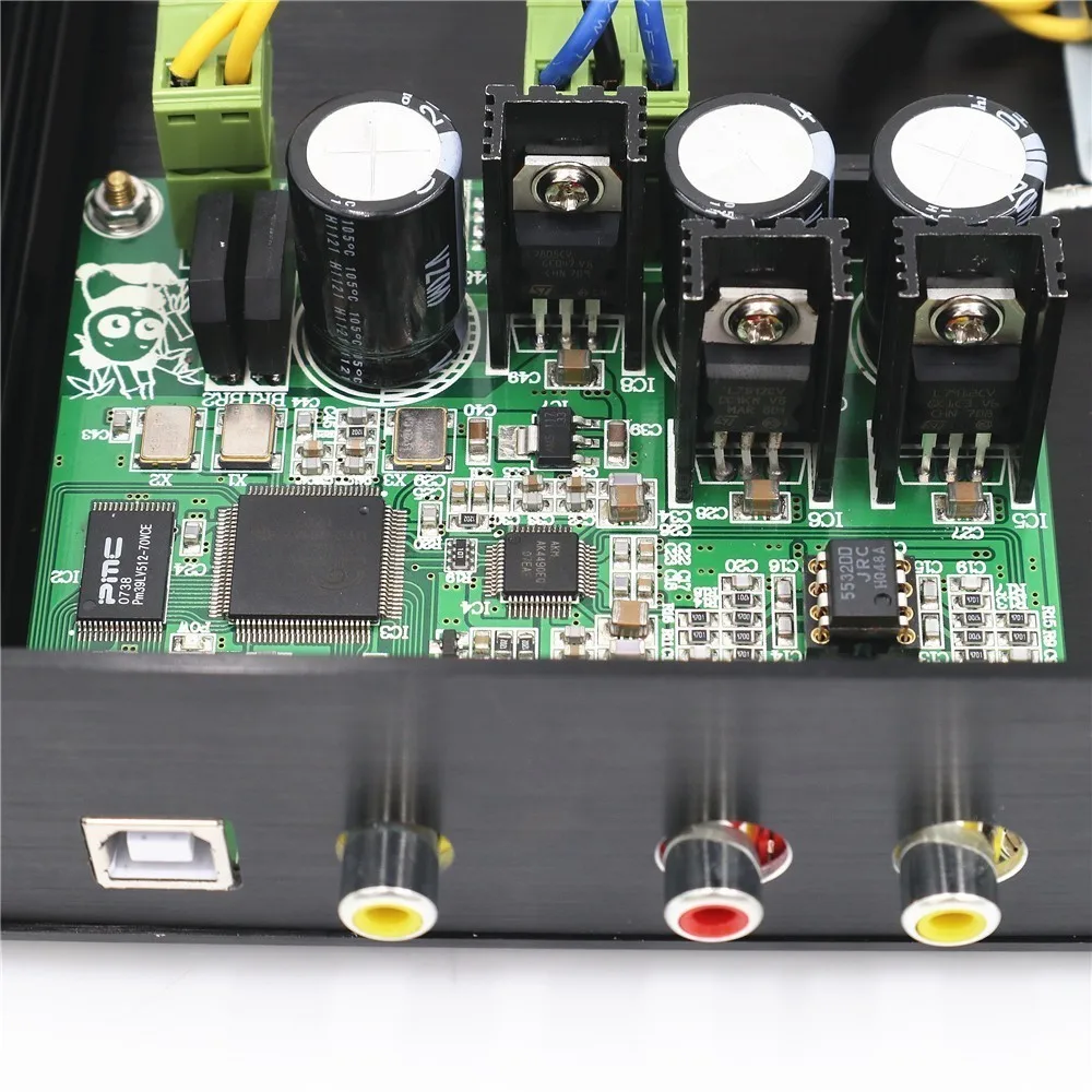 Наш флагманский ЦАП 332bit/384K CM6631A+ AKM4490 USB вход аудио декодер RCA/коаксиальный выход для Mac Apple компьютерная система WINDOWS