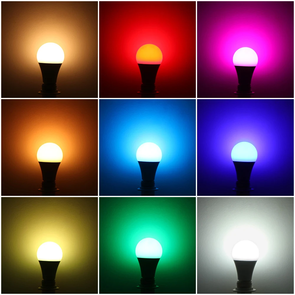 Светодиодная лампа с регулируемой яркостью несколько цветов Wi Fi управление