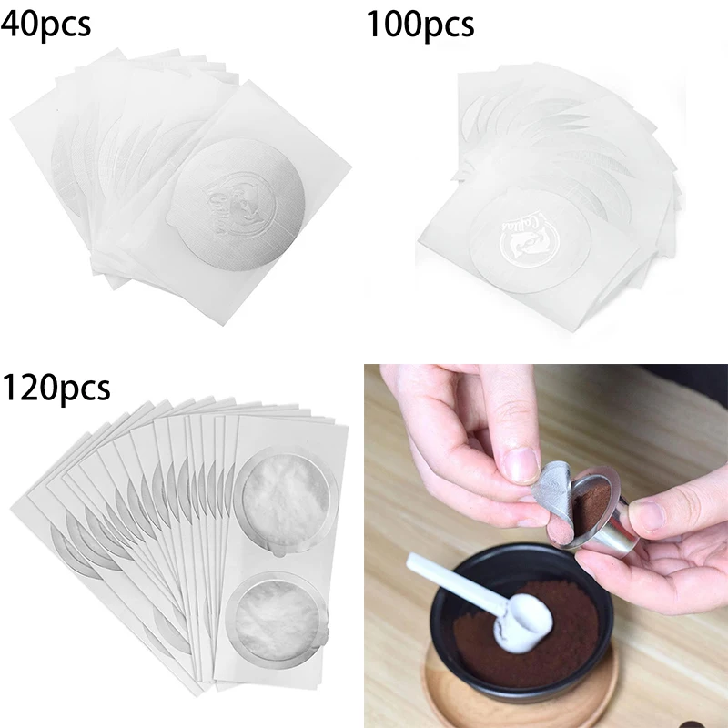 Многоразовые крышки из алюминиевой фольги для кофейных капсул Nespresso Vertuo 37