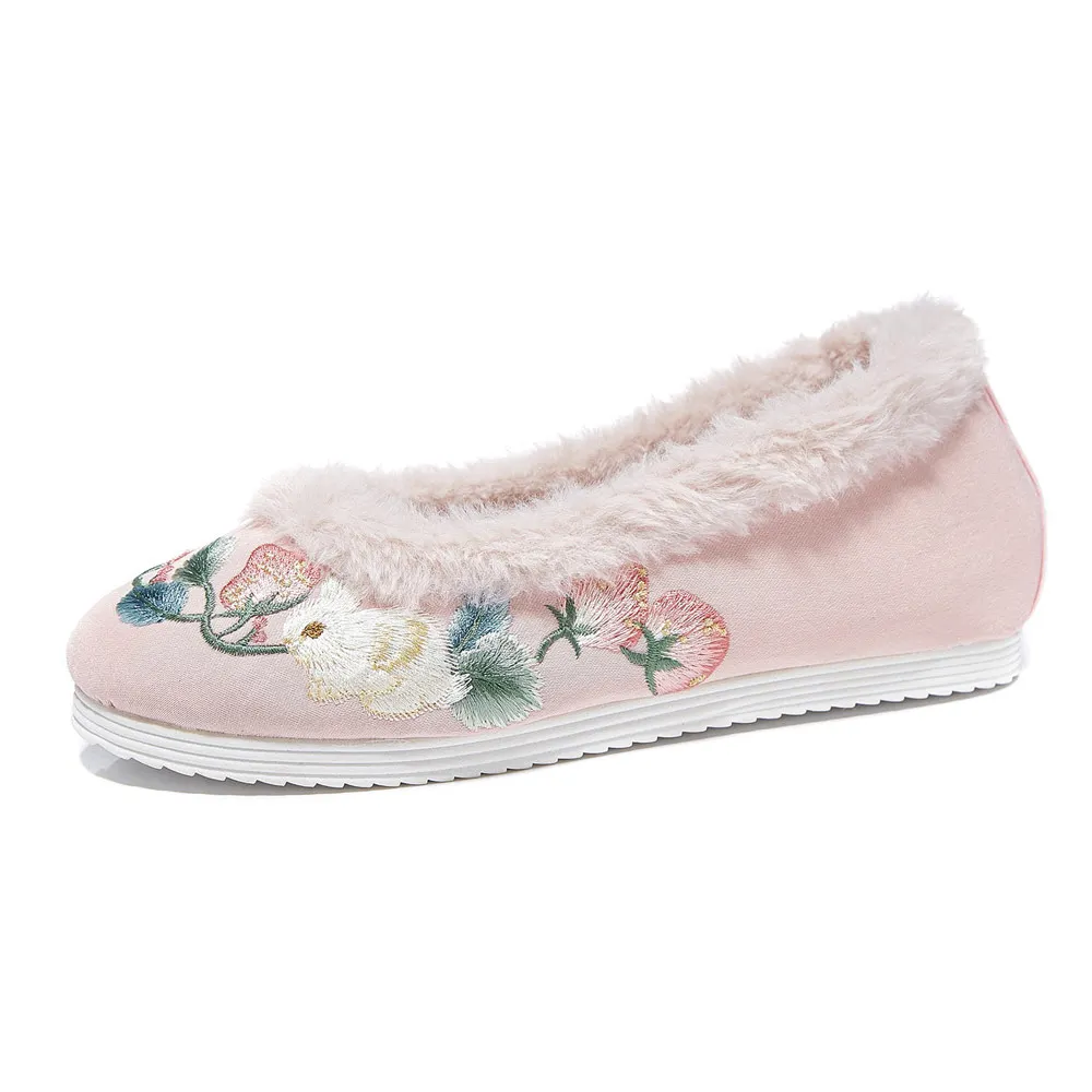 Veowalk/зимняя женская хлопковая обувь на плоской платформе с мехом Удобная