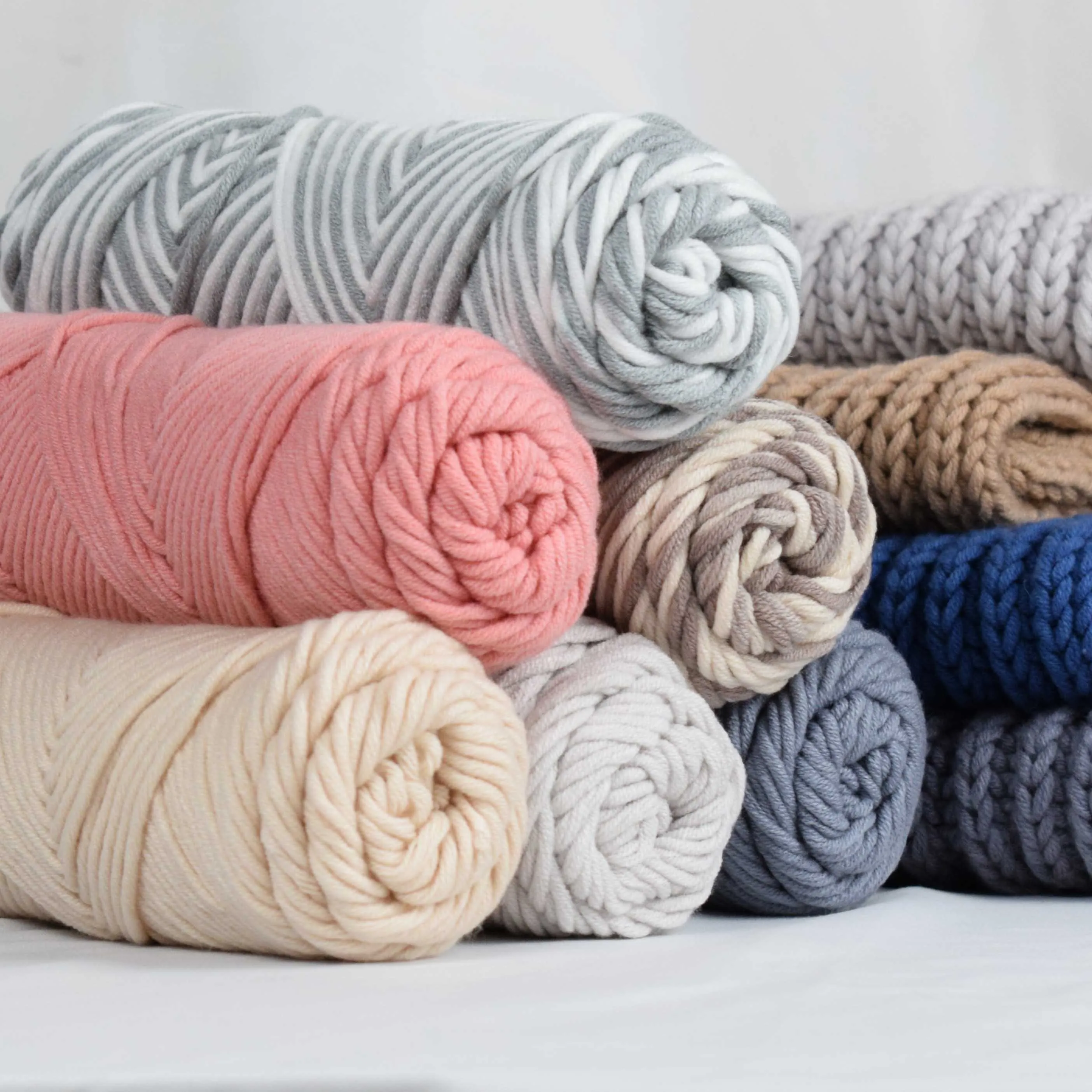 

100g/PC Chunky Yarn wool blends For Hand Knitting Scarf Sweater blanket hats Soft Thread Crochet Cotton toys diy Yarn knit