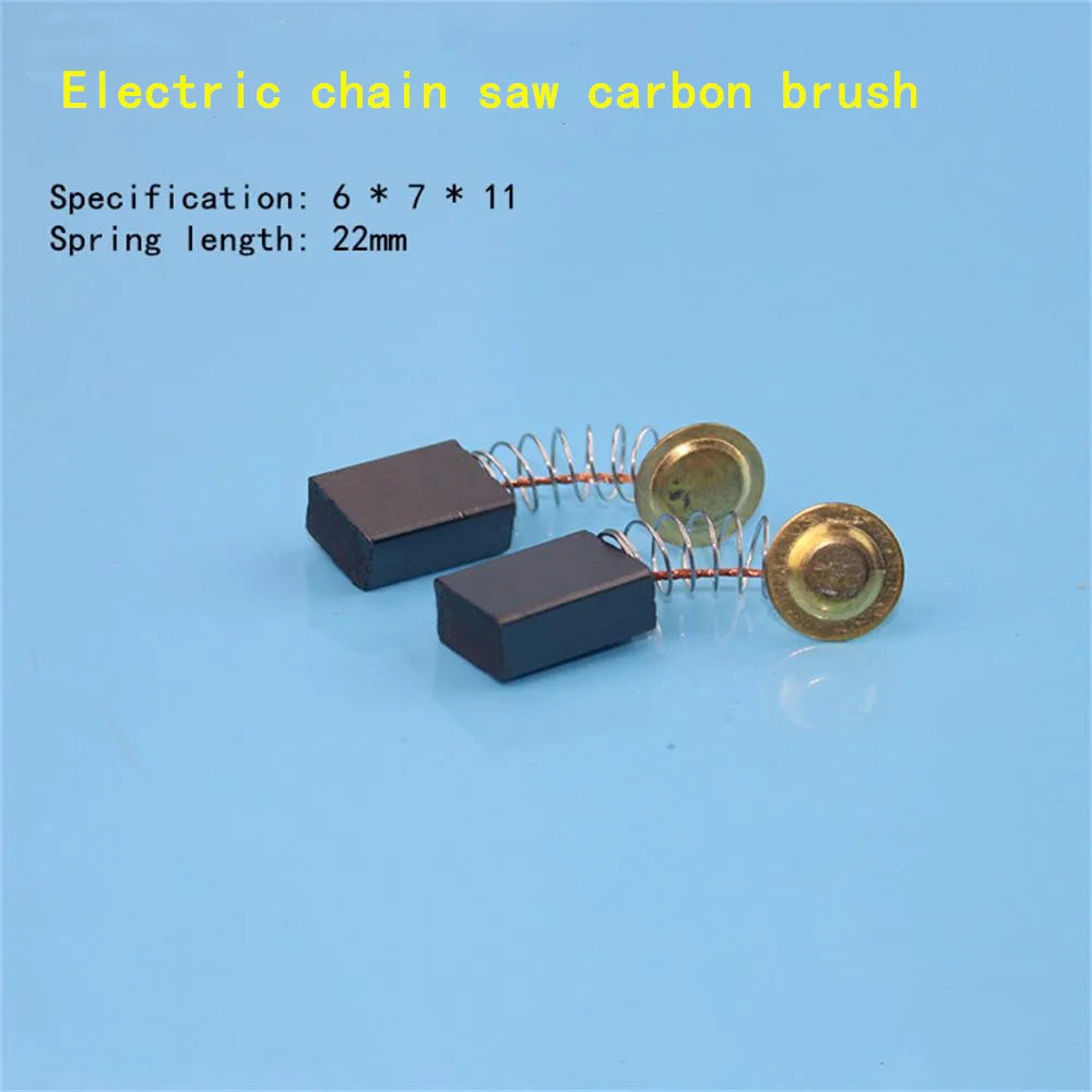 2pcs electric chain saw carbon brushes suitable for models 405 5016 16 inch accessories universal brush
