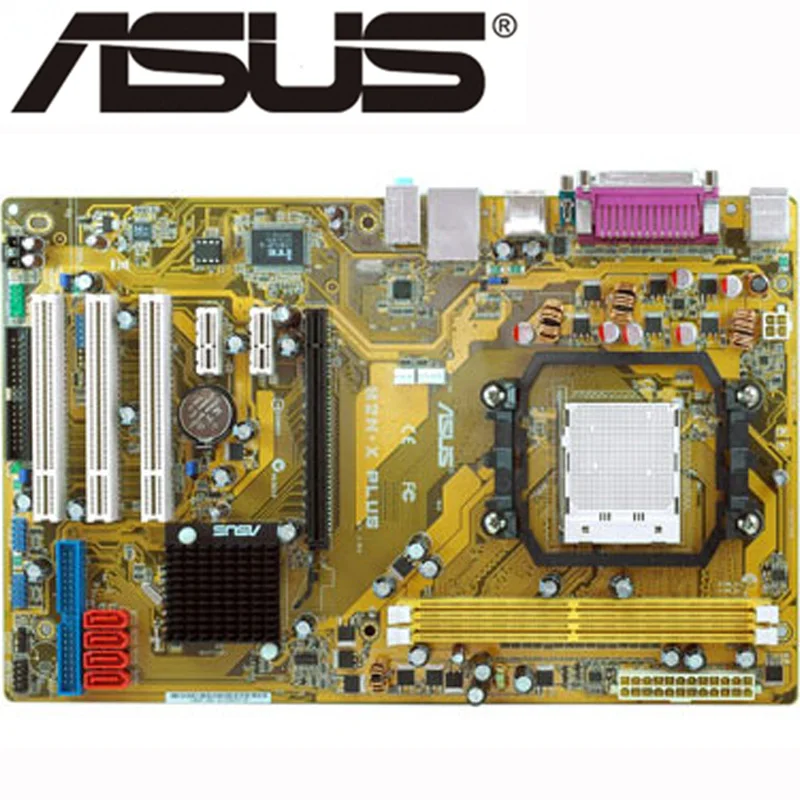 Материнская плата ASUS M2N X PLUS для NVIDIA NF6100 430 GeForce 6100 DDR2 4 Гб б/у системная PCI E