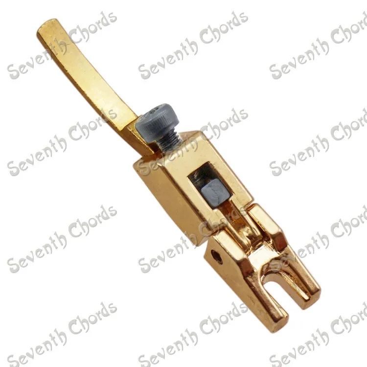 1 pcs vintage tremolo brücke gesperrt string brücke sattel für elektrische gitarregolden schwarz chrome für wählen free